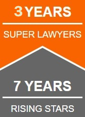 3 Years | Super Lawyers | 7 years | Rising Stars